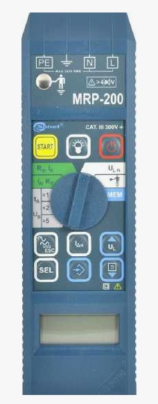 Тестер УЗО MRP-200 - профессиональный прибор для испытания устройств защитного отключения
